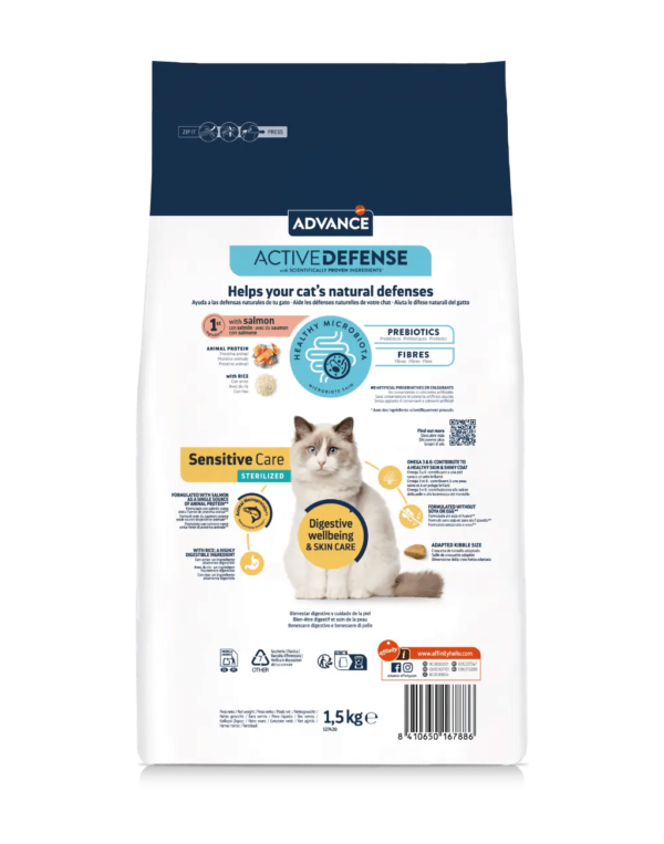 8410650167886_1 ADVANCE CAT STERILIZED SENSITIVE SALMÃO
