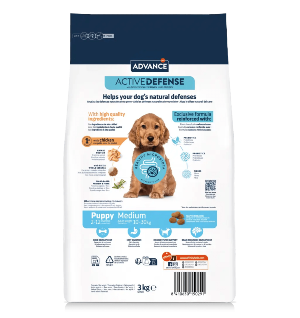 ADVANCE DOG PUPPY MEDIUM FRANGO