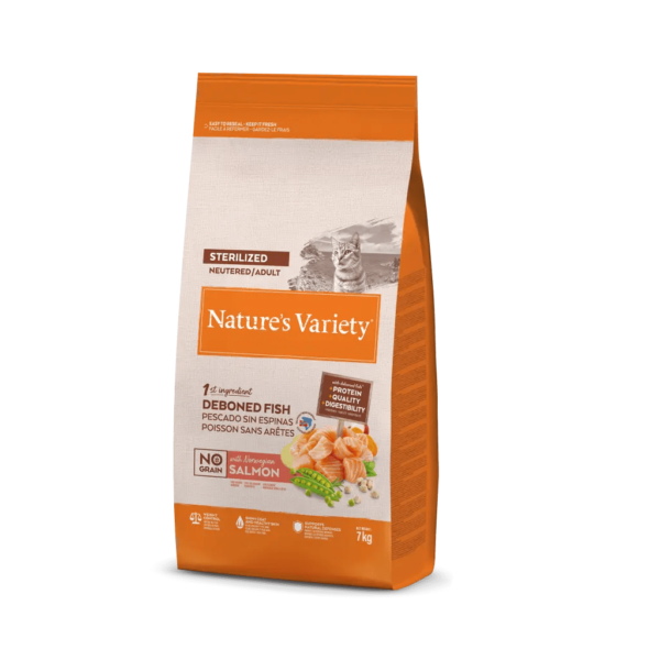 NATURE’S VARIETY CAT NO GRAIN STERILIZED NORWEGIAN SALMON