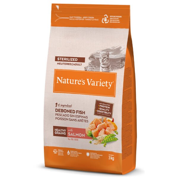 NATURE’S VARIETY CAT GRAIN STERILIZED SALMON