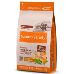 NATURE’S VARIETY DOG  NO GRAIN MINI ADULT FRANGO