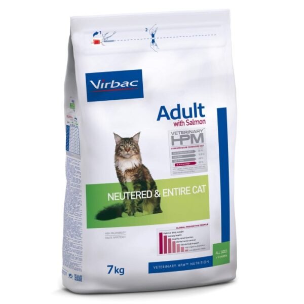 VIRBAC ADULT NEUTERED & ENTIRE CAT WITH SALMON