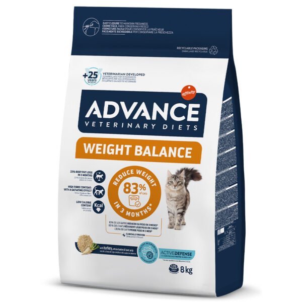 advance-vet-weight-balance-racao-seca-para-gato-adulto-com8K ADVANCE CAT VETERINARY DIETS WEIGHT BALANCE