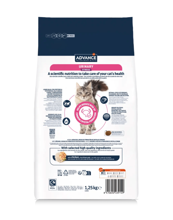 largeImage (5) ADVANCE CAT VETERINARY DIETS URINARY STRESS