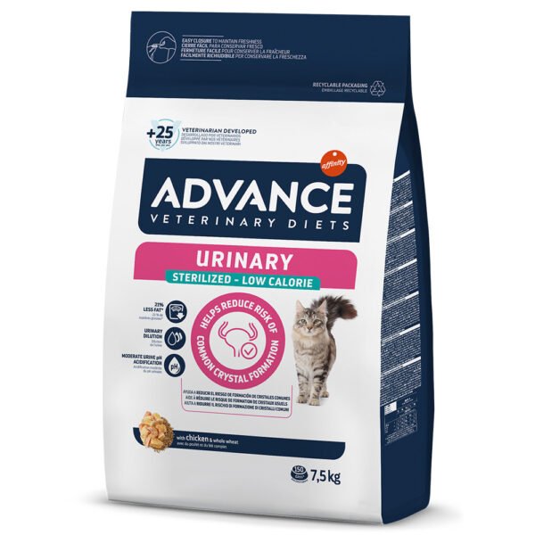 advance-vet-urinary-sterilized-low-calorie-racao-seca-para-gato-adulto-esterilizado-com-problemas-urinarios (1) ADVANCE VET CAT URINARY STERILIZED LOW CALORIE