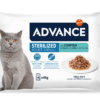 ADVANCE CAT WET ADULT STERILIZED CODFISH