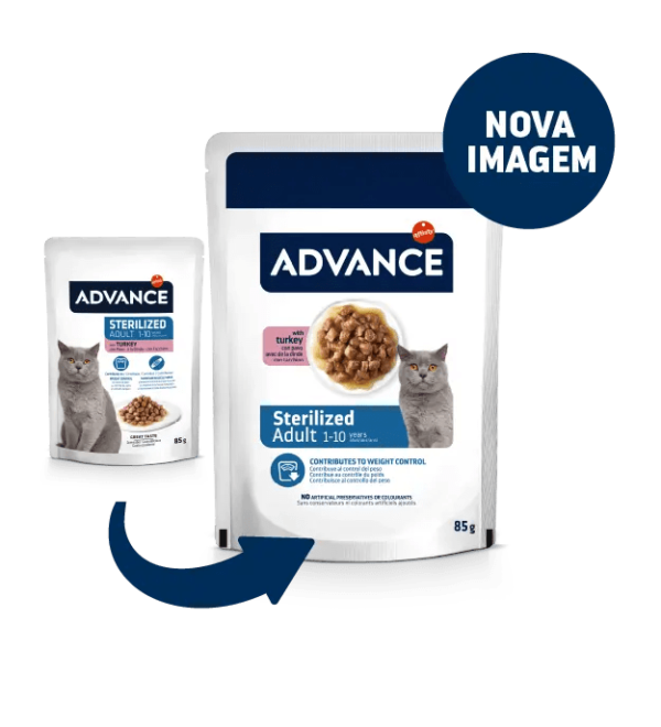 ADVANCE CAT WET ADULT STERILIZED TURKEY