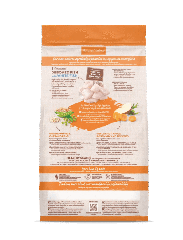 NATURE'S VARIETY CAT GRAIN KITTEN PEIXE BRANCO