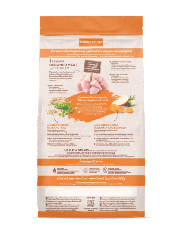 largeImage (4) NATURE’S VARIETY DOG GRAIN MINI ADULT TURKEY