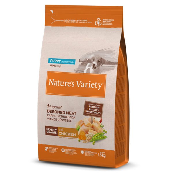 nature-s-variety-healthy-grains-mini-puppy-racao-seca-para-cachorro-de-porte-pequeno-frango (1) NATURE’S VARIETY DOG GRAIN MINI PUPPY FRANGO