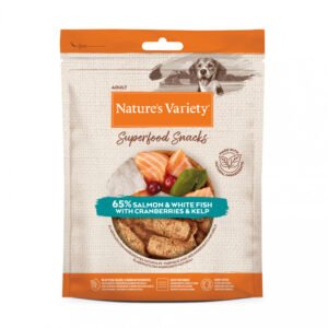 NATURTE'S VARIETY DOG SUPERFOOD SNACKS SALMÃO