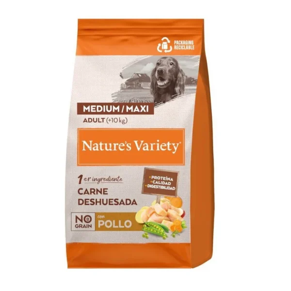 NATURE'S VARIETY NO GRAIN MED ADULT FRANGO