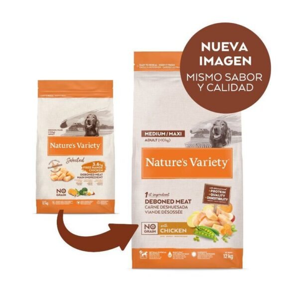 NATURE'S VARIETY NO GRAIN MED ADULT FRANGO