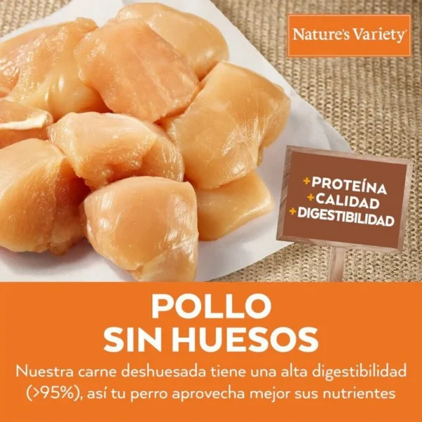 NATURE'S VARIETY NO GRAIN MED ADULT FRANGO