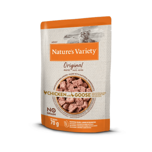 largeImage (35) NATURE'S VARIETY CAT WET ORIGINAL NO GRAIN FRANGO & GANSO PAT