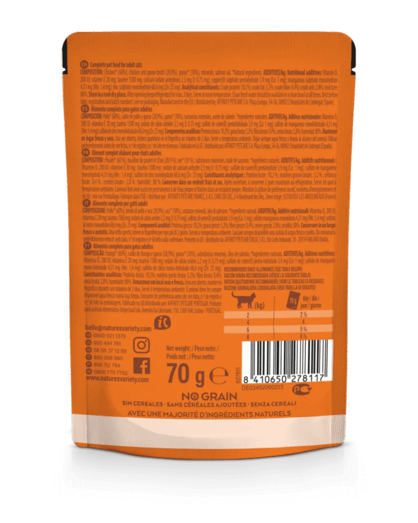 largeImage (36) NATURE'S VARIETY CAT WET ORIGINAL NO GRAIN FRANGO & GANSO PAT