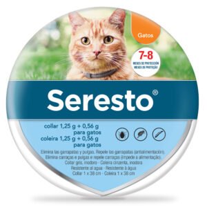 SERESTO GATO COLEIRA ANTIPARASITÁRIA 38CM-LARANJA