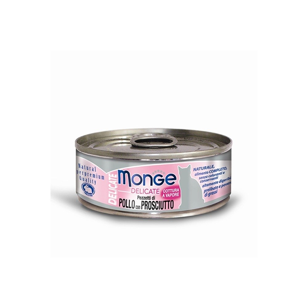 MONGE DELICATE GATO FRANGO E FIAMBRE