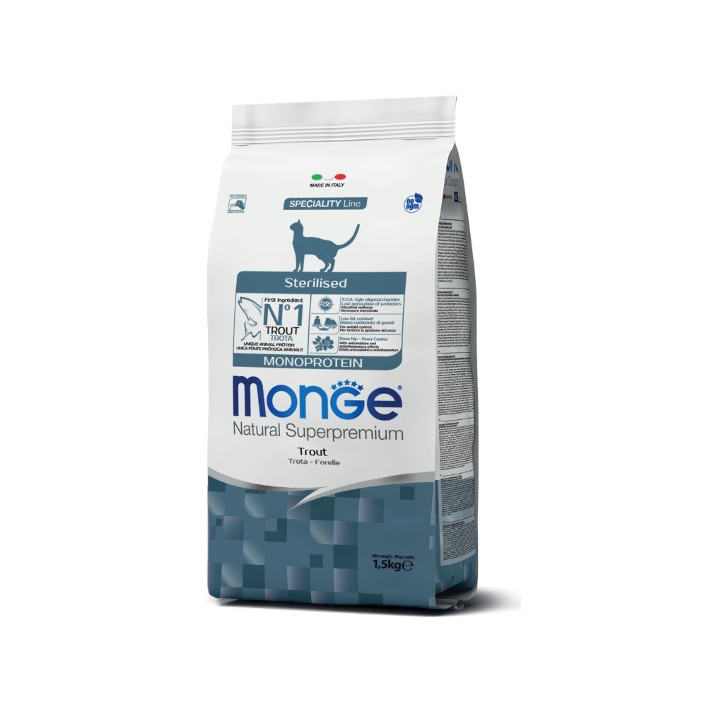 MONGE GATO STERILIZED TRUTA
