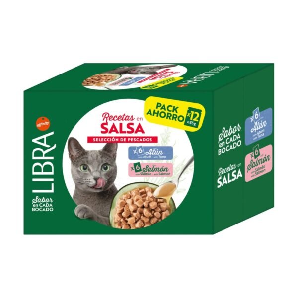 LIBRA GATO WET MOLHO SALMÃO & ATUM