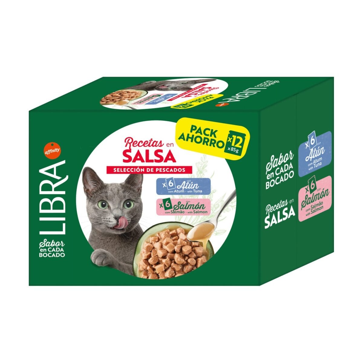 LIBRA GATO WET MOLHO SALM&Atilde;O & ATUM