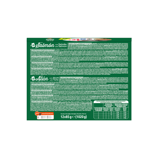 MATERIALES_969041_Libra_WetCat_Adult_ChunksInGravy_TunaSalmon_Multipack_12x85g_2D_BACK_4000px_Resized LIBRA GATO WET MOLHO SALMÃO&ATUM