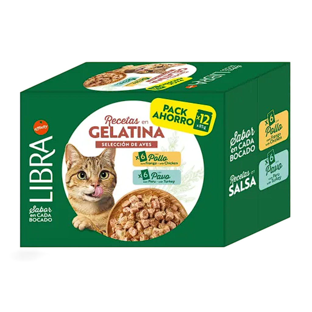 LIBRA GATO WET P GELATINA FRANGO &PERU