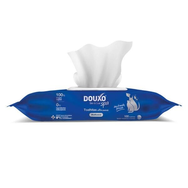 DOUXO SPA Toalhitas 100 Unidades | Higiene Suave para Cão e Gato DOUXO SPA TOALHITAS 100 UNIDADES